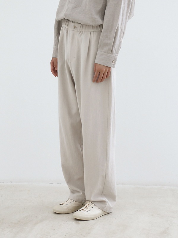 cotton voile wide pants [men's]
