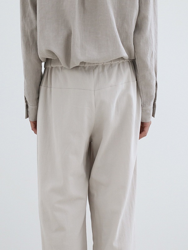 cotton voile wide pants [men's]