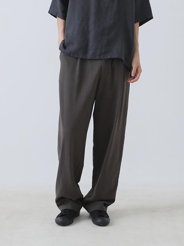 cotton voile wide pants [men's]
