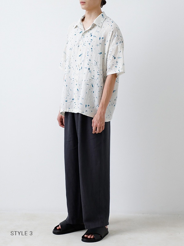 evam eva｜linen wide pants｜ladies',bottoms