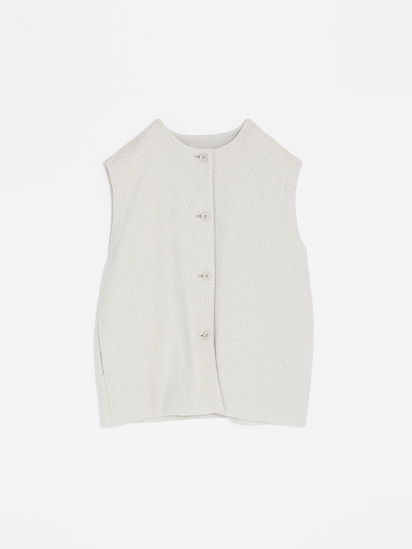 evam eva｜renew-wool vest｜ladies'