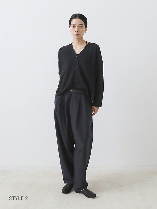 cotton voile volume pants