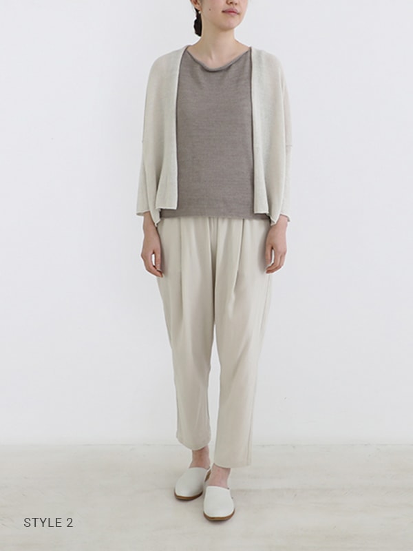 evam eva｜linen coil cardigan｜すべての商品