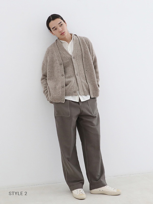 evam eva｜cashmere cardigan [men's]｜men's