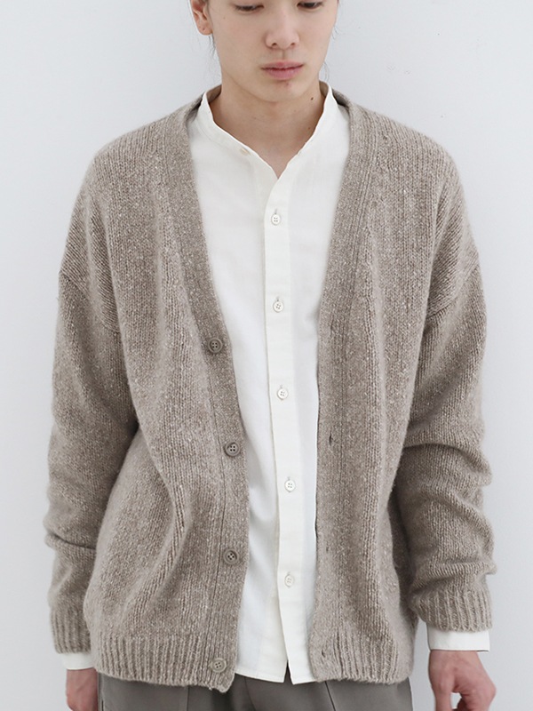 evam eva｜cashmere cardigan [men's]｜men's