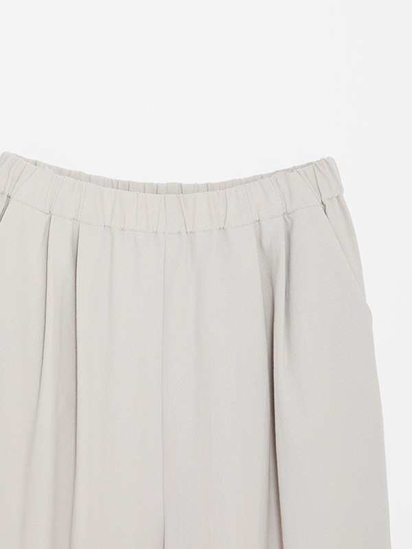 cotton voile tuck pants