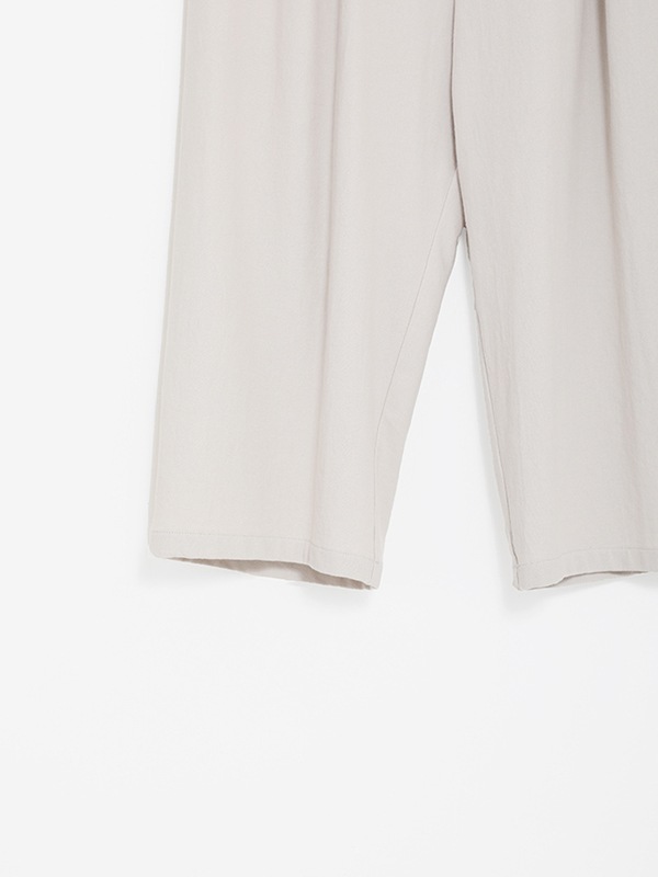 cotton voile tuck pants