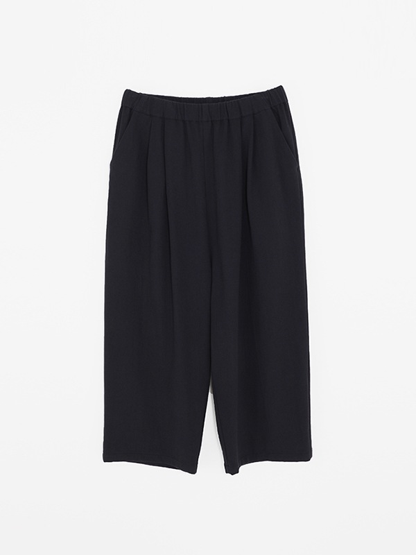cotton voile tuck pants