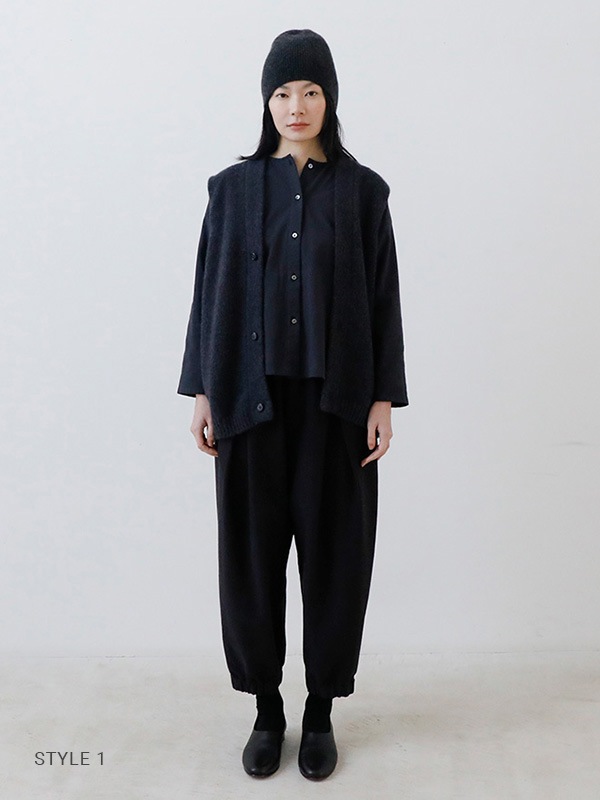 evam eva｜cashmere vest｜ladies'