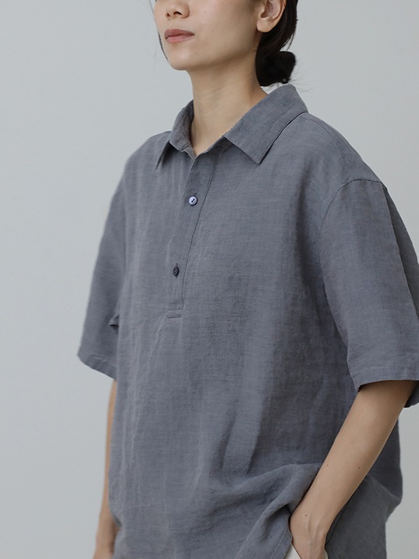 linen polo shirt [men's]