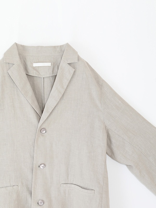 evam eva｜water linen jacket [men's]｜men's