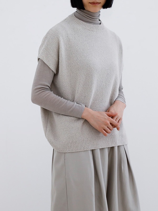 cotton silk vest