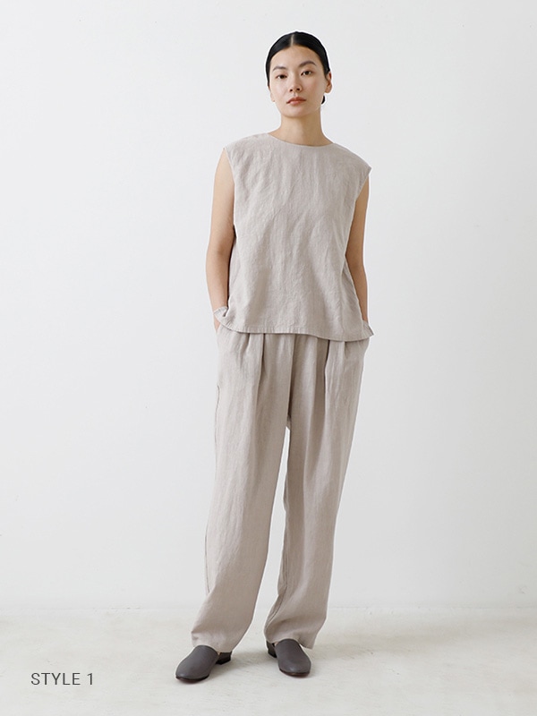 りんごご様　 エヴァムエヴァlinen sarrouel pants りんごご様 エヴァムエヴァlinen sarrouel pants evameva