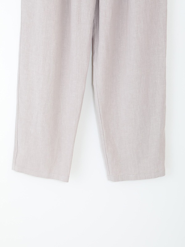 evam eva｜water linen wide pants｜ladies