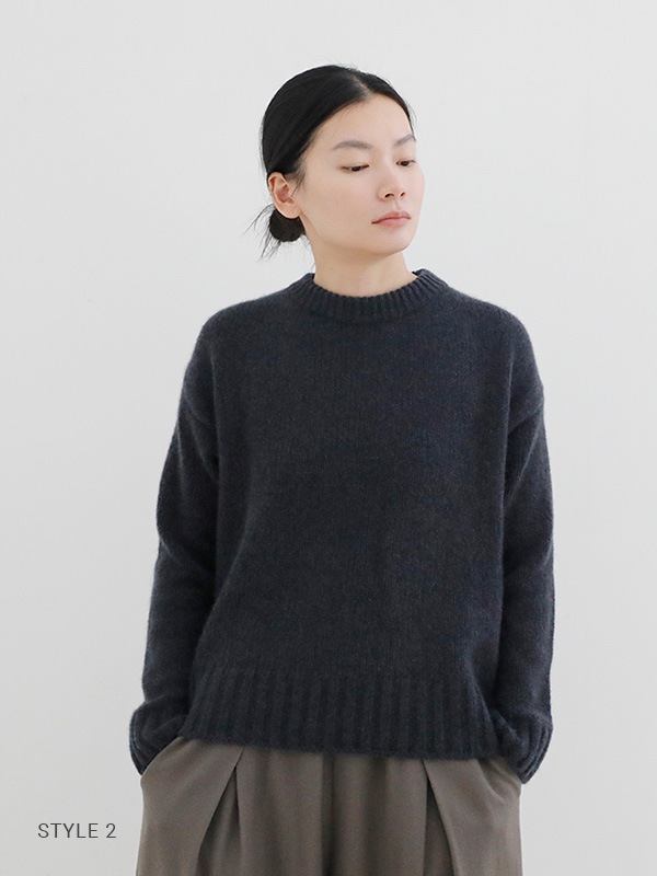 evam eva｜cashmere pullover｜ladies'