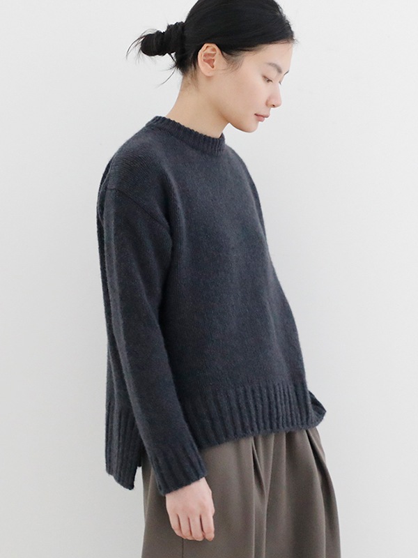 今季 evam eva カシミヤプルオーバー　　　（cashmere 100%） evam eva｜cashmere pullover｜ladies'