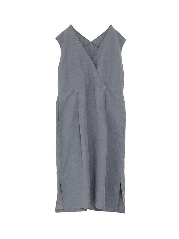 evam eva｜linen sleeveless one-piece｜ladies',one-piece