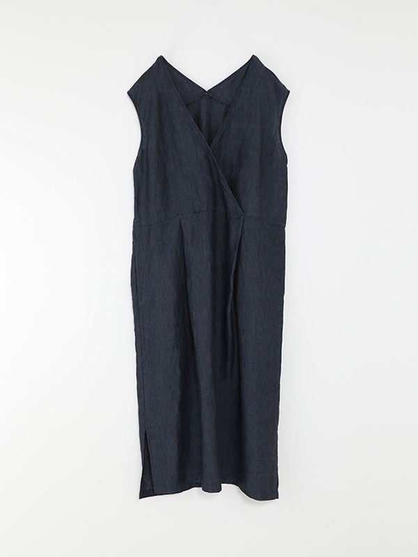 linen sleeveless one-piece