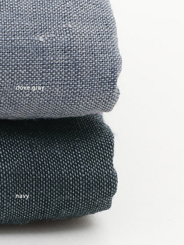 linen tuck pullover