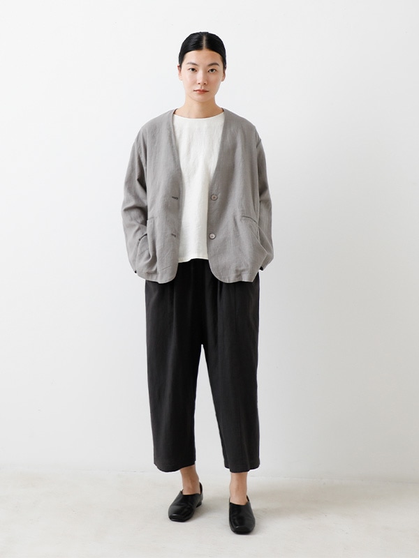 【新品未開封・送料無料】 evam eva｜water linen jacket｜ladies',outer ジャケット・アウター