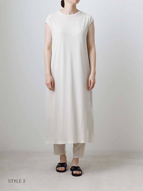 evam eva｜cut&sew sleeveless one-piece｜ladies',one-piece