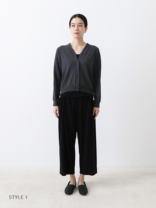 evam eva｜cut&sew cropped pants｜ladies',bottoms