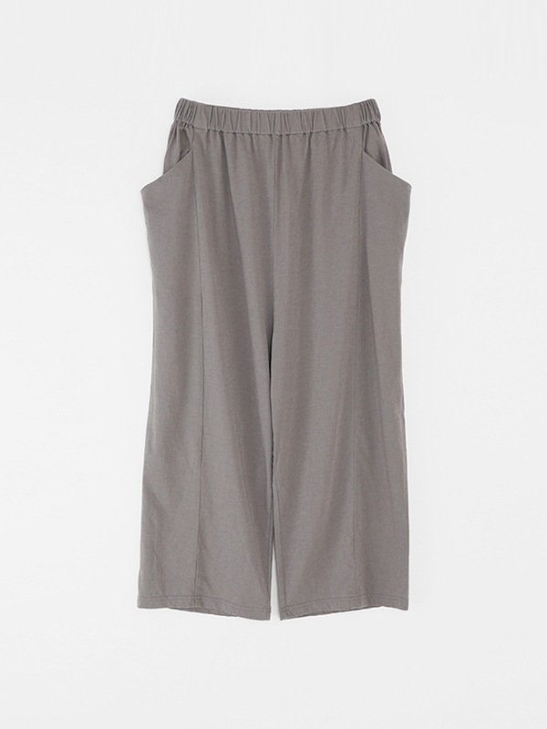 cut&sew cropped pants