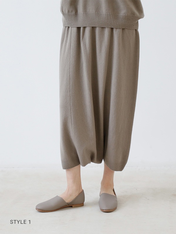 wool sarrouel pants