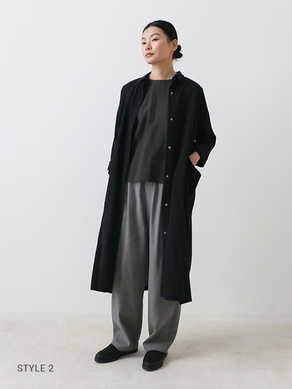 トップス evam eva water linen sleeveless evam eva｜water linen sleeveless｜ladies',tops