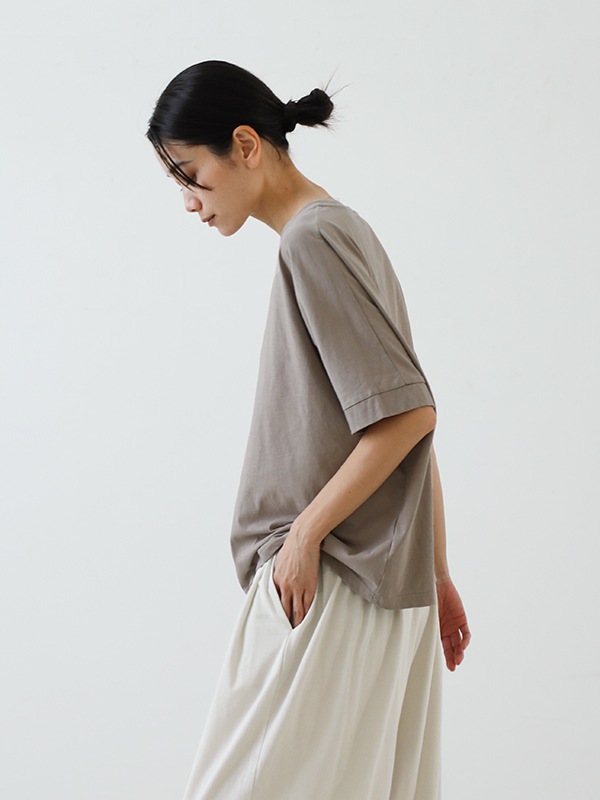 evam eva｜cut&sew wide pullover｜ladies',tops