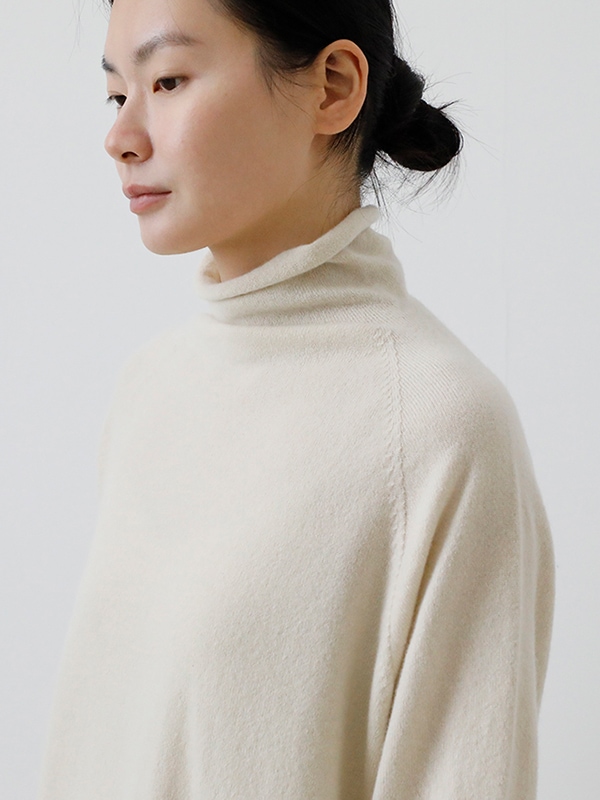 evam eva｜cashmere turtleneck｜ladies',tops