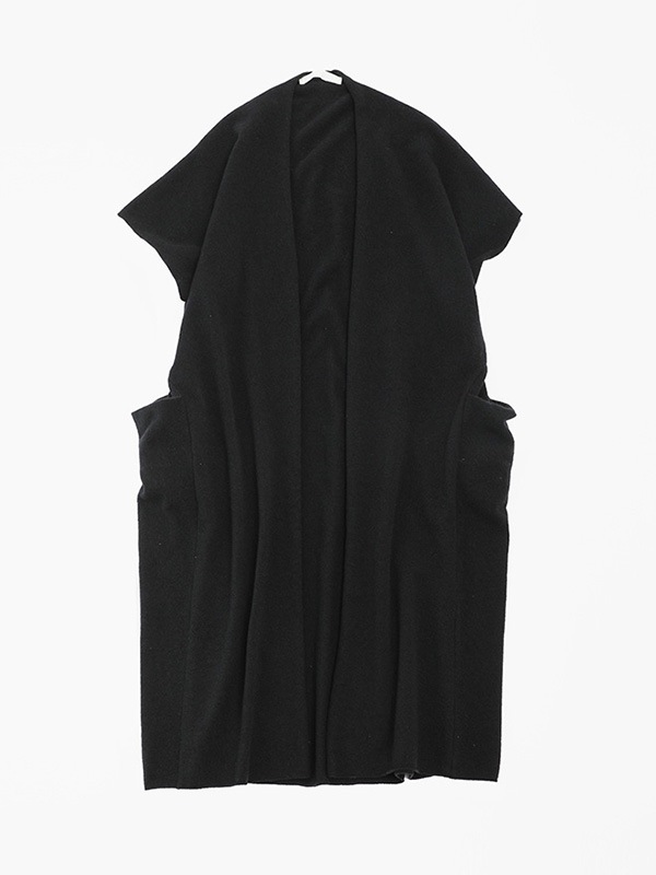 wool long vest