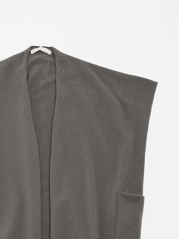 wool long vest