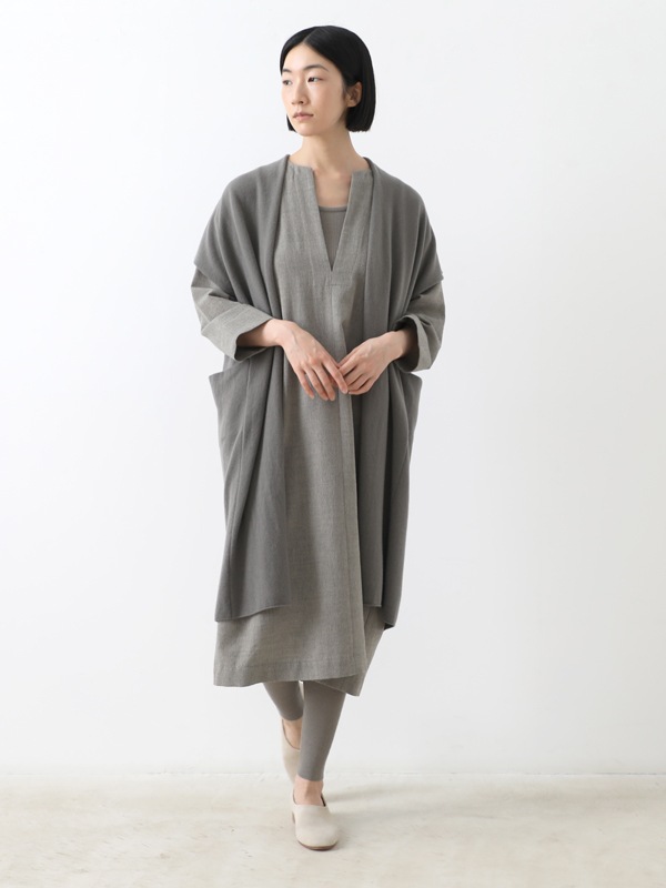 wool long vest