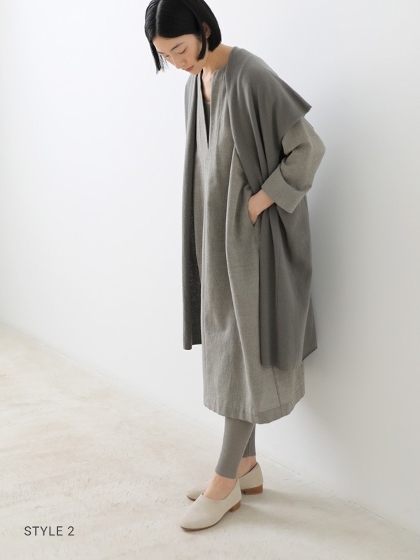 wool long vest