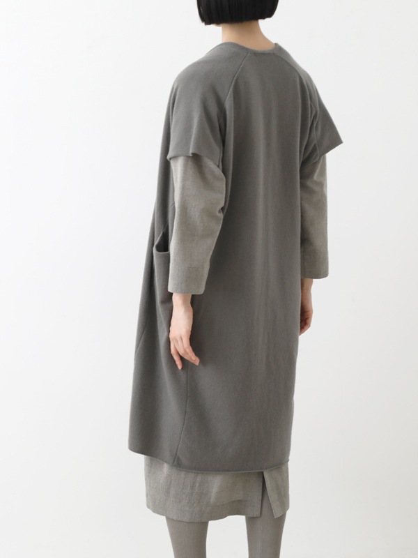 wool long vest