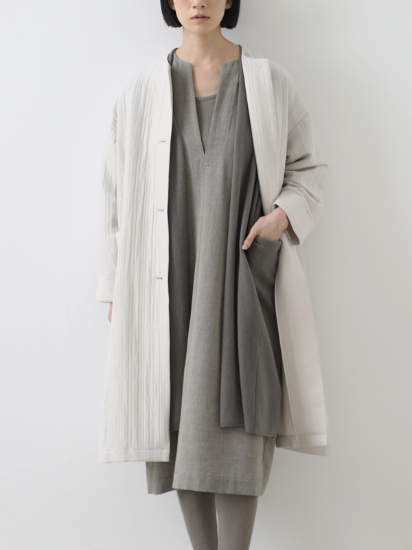 wool long vest