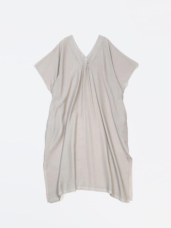 evam eva｜cupro silk poncho｜ladies
