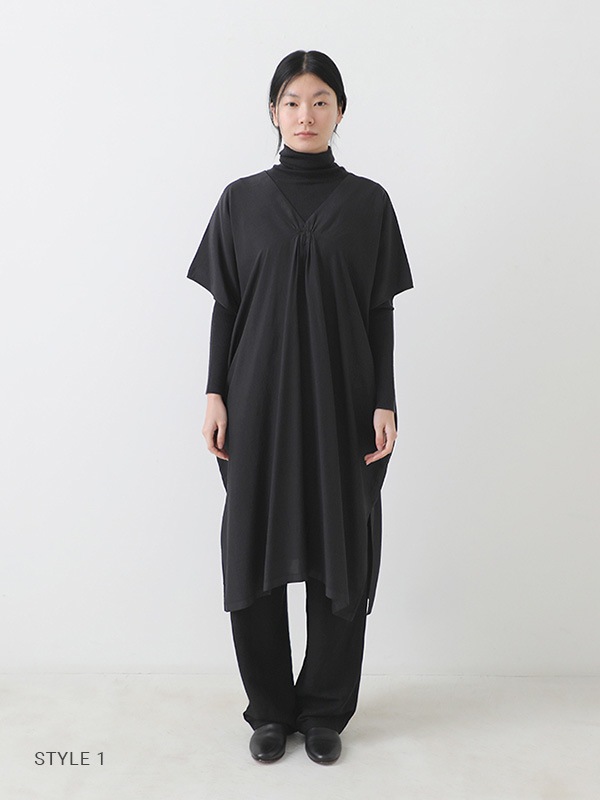 evam eva mohair silk poncho トップス