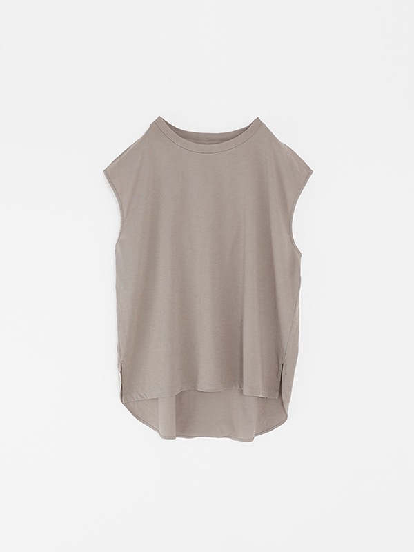 cut&sew sleeveless