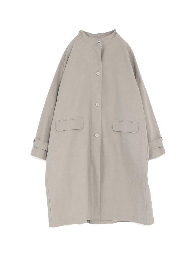 cotton hemp raglan coat