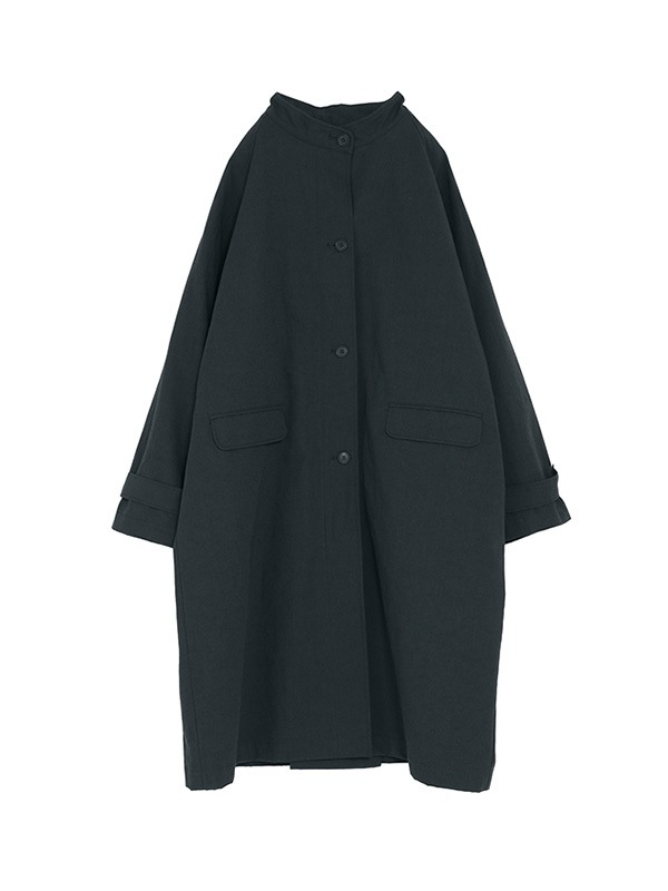 cotton hemp raglan coat