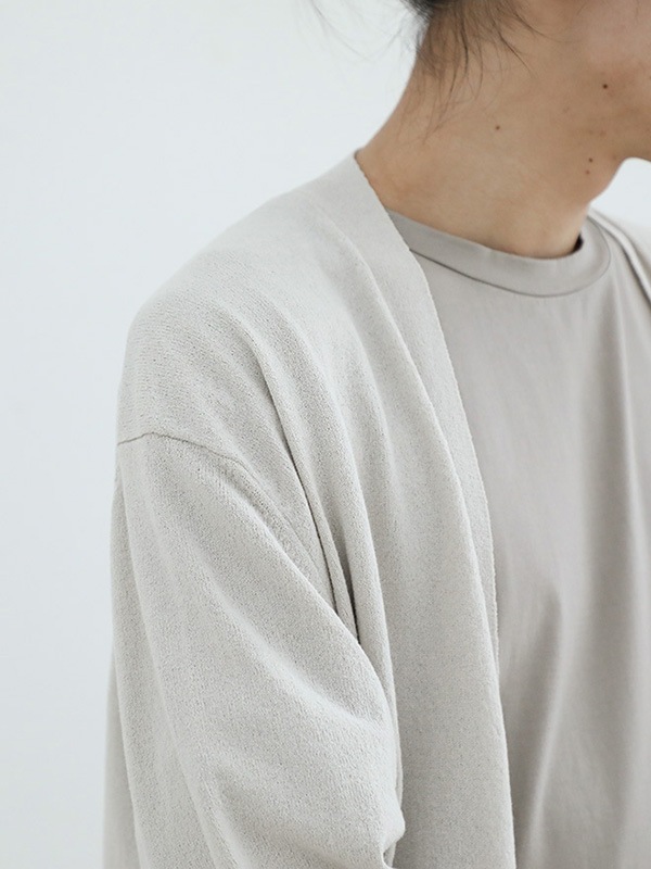 cotton cardigan [men's]