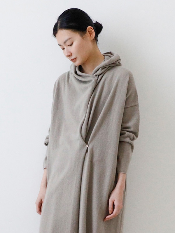 evam eva カシミヤローブ evam eva｜cashmere robe｜ladies',outer