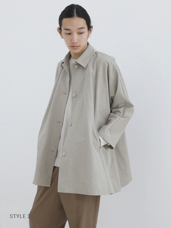 cotton hemp short coat