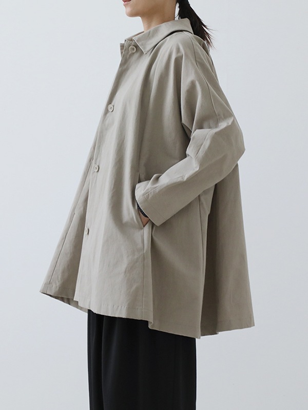 cotton hemp short coat