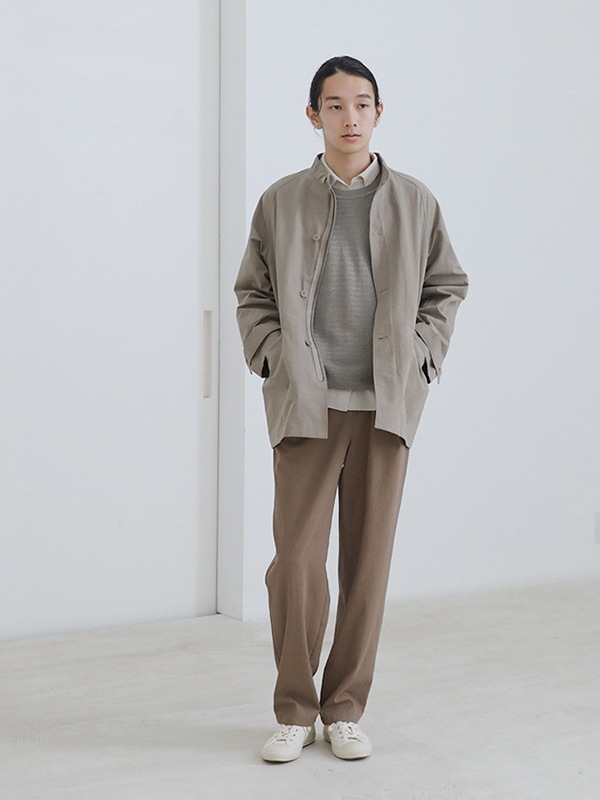 cotton paper yarn pullover [men's]