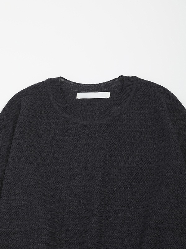 cotton paper yarn pullover [men's]