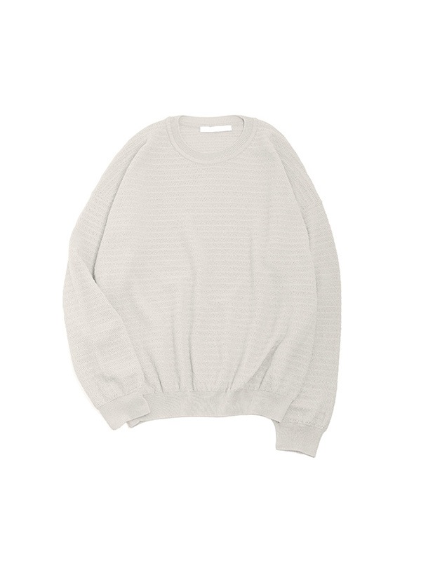 cotton paper yarn pullover [men's]