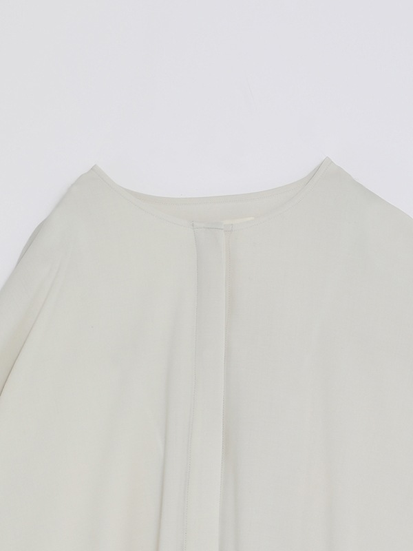 wool no collar shirt